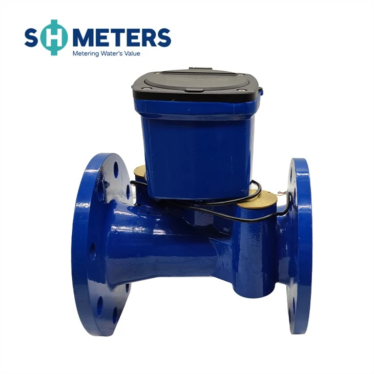 Meteran Air Dingin Ultrasonik Besi Cor Modbus Digital