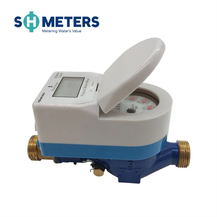 Dn 15/20/25/32mm Smart Card Meter Air Prabayar Untuk Rumah