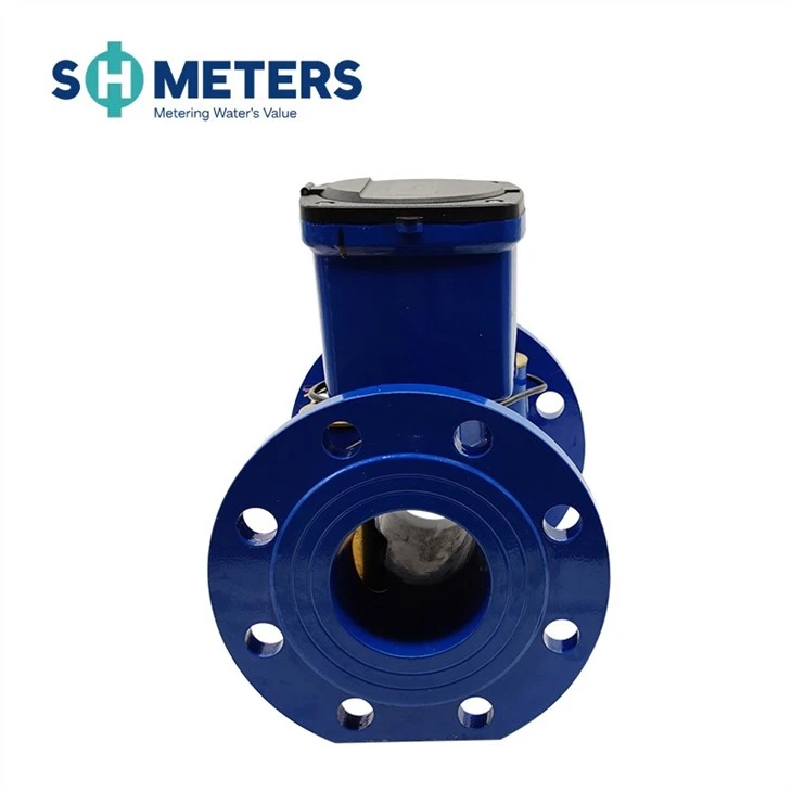 DN200 Remote Read Digital Water Meter Ultrasonic Pulse Output RS485 Water Meter