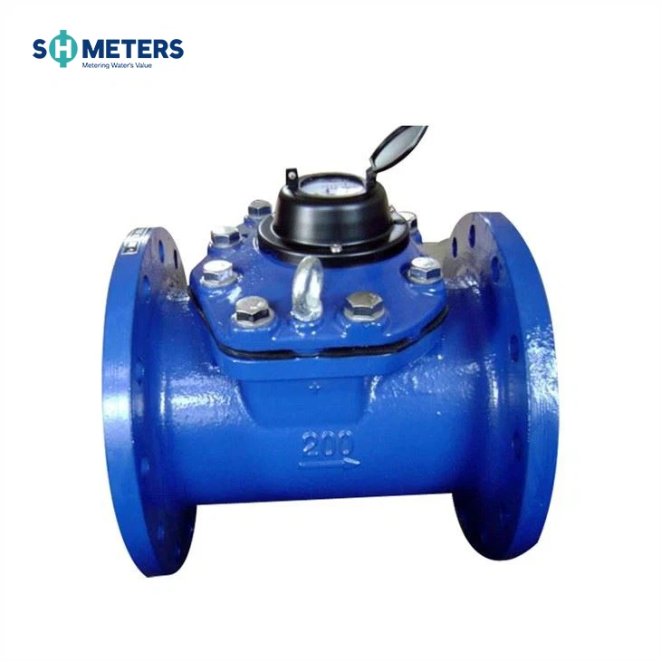 DN50 Agricultural Woltmann Pulse Sensor Water Meter
