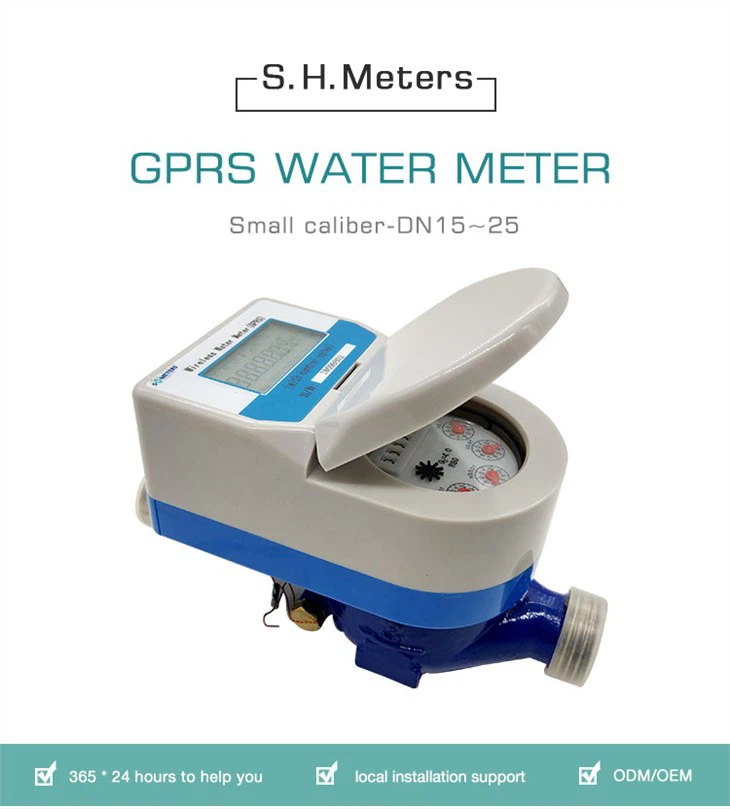 RS485 Digital Modbus GPRS Water Flow Meter Pengukur Aliran Elektromagnetik