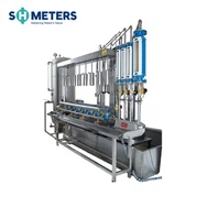 Bangku Uji Meter Air Stainless Steel Seri Ganda Untuk Deteksi Meter Air Mekanik